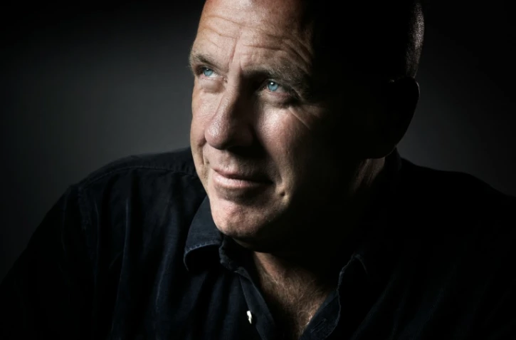 Le romancier australien Richard Flanagan le 11 janvier 2016 Ă Paris