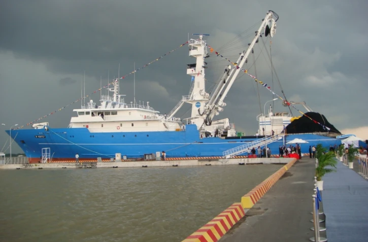 Le bateau Bernica (Photo archives Sapmer)