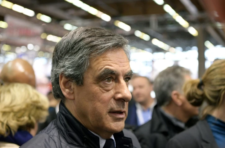 François Fillon en visite au SIMA (Mondial des Fournisseurs de l'Agriculture et de l'Elevage) le 28 février 2017 au Parc des Expositions à Villepinte