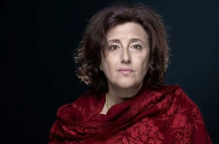 L'ancienne journaliste Francesca Gee à Paris le 22 septembre 2021