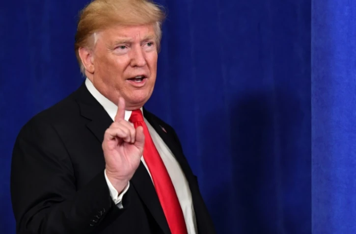Le président américain Donald Trump, le 24 septembre 2018 à New York, à la veille de prendre la parole au siège de l'ONU