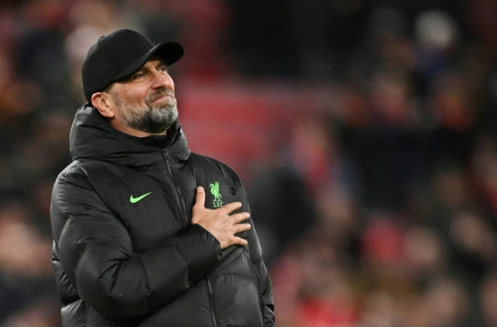 L'entraîneur allemand de Liverpool Jurgen Klopp, à l'issue de la victoire en quart de finale de Coupe de la Ligue anglaise, le 20 décembre dernier