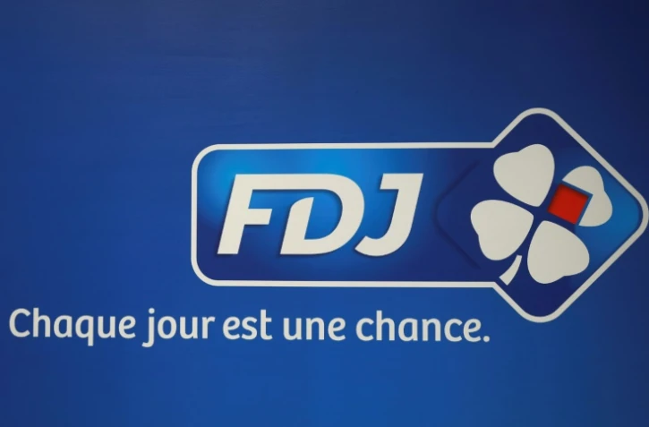 Le logo de la Française des Jeux (FDJ) photographié à Pantin, le 20 septembre 2016