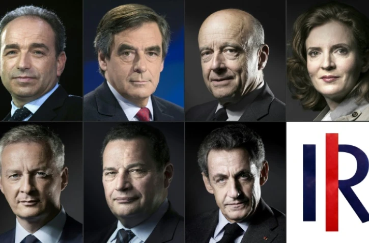 Les candidats à la primaire de la droite