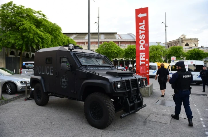 La police à Lille à la veille d'un match entre la Russie et la Slovaquie, le 14 juin 2016