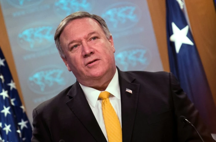 (Image d'illustration) Le chef de la diplomatie américaine Mike Pompeo le 1er février 2019 à Washington