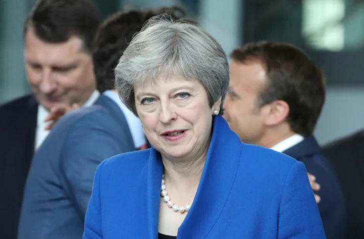 La Première ministre britannique Theresa May, le 11 juillet 2018 à Bruxelles
