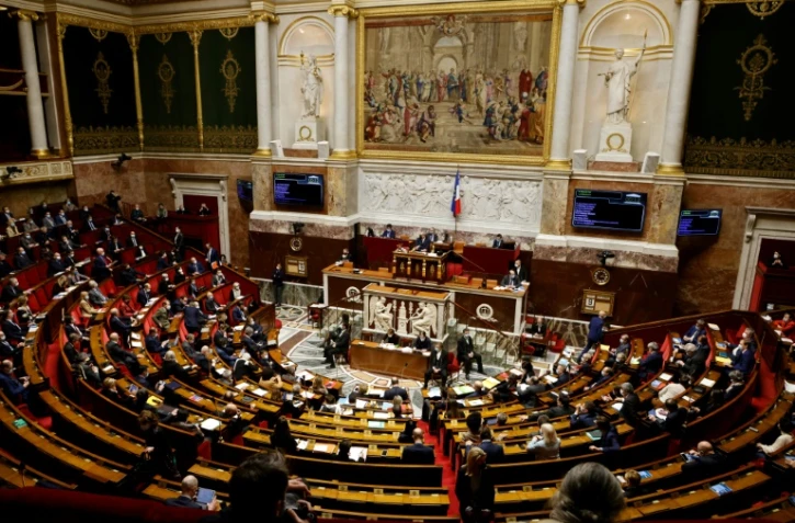 Vue générale de l'Assemblée nationale le 9 février 2021