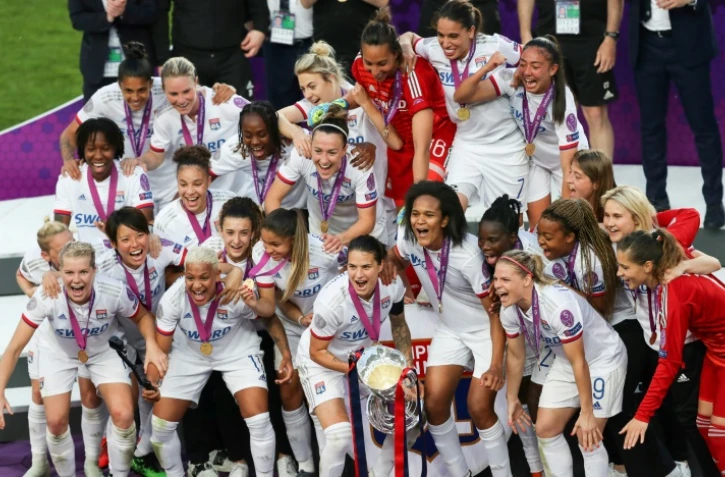 Quatrième sacre consécutif en Ligue des champions pour les Lyonnaises le 18 mai 2019