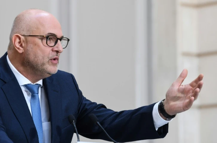 Le secrétaire d'Etat aux retraites Laurent Pietraszewski, à l'Elysée le 24 janvier 2019