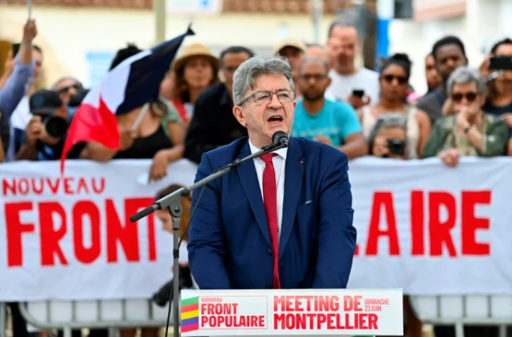 Jean-Luc Mélenchon à Montpellier, le 23 juin 2024