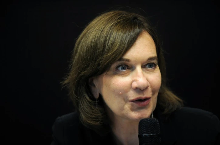 La secrétaire d'Etat aux personnes âgées Laurence Rossignol le 21 septembre 2015 à Mont-de-Marsan