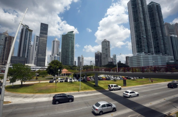 Le quartier d'affaire de Panama city, le 4 avril 2016