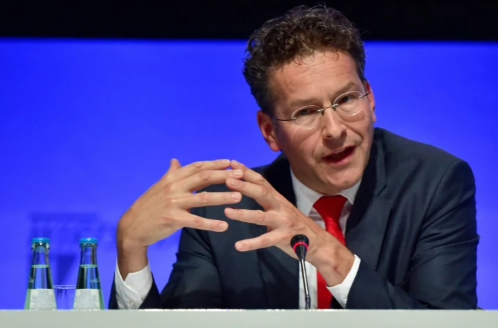 Le président du groupe des 19 pays de la monnaie unique, Jeroen Dijsselbloem