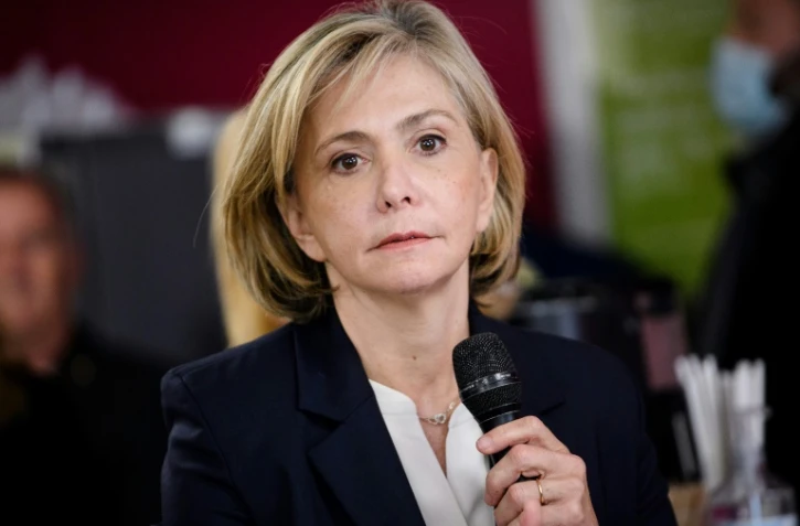 Valérie Pecresse à La Crau dans le Var le 1er avril 2022