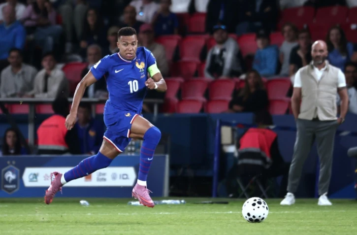 Le capitaine des Bleus Kylian Mbappe lors du match de qualifications au Mondial-2026 contre l'Islande, le 9 septembre 2025 au Parc des Princes