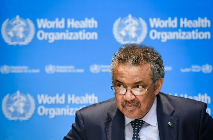 Le directeur général de l'OMS Tedros Adhanom Ghebreyesus, le 18 octobre 2019 à Genève en Suisse