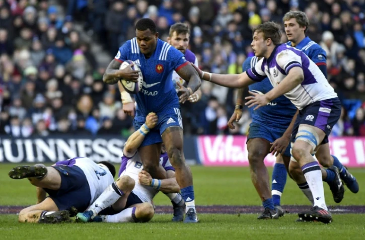 L'ailier Virimi Vakatawa et le XV de France ont buté sur le mur défensif de l'Ecosse à  Murrayfield, dans le tournoi des Six Nations, le 11 février 2018