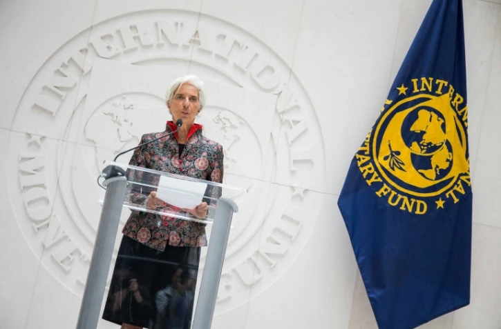 Christine Lagarde, directrice générale du FMI, le 30 septembre 2016 au siège de l'institution à Washington