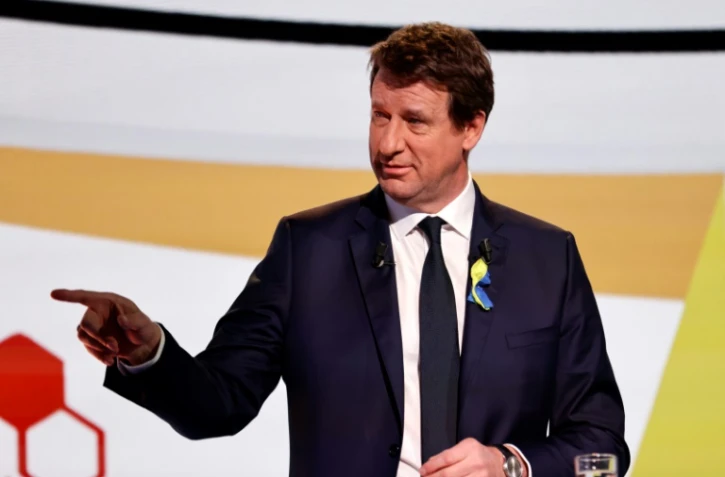 Yannick Jadot lors d'une conférence de presse à Paris, le 1er mars 2022