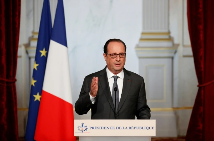 Le président français François Hollande, le 9 novembre 2016 à Paris