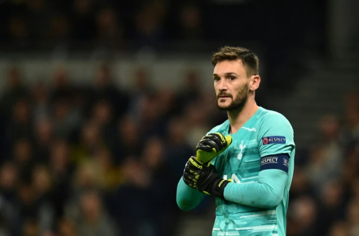 Le gardien français de Tottenham Hugo Lloris face au Bayern Munich en Ligue des champions, le 1er octobre 2019 à Londres