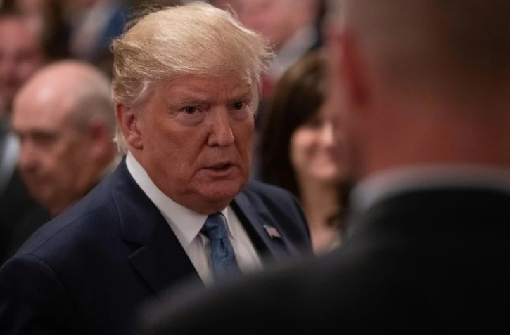 Le président américain Donald Trump s'exprime lundi depuis la Maison Blanche