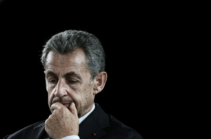 L'ancien président Nicolas Sarkozy, le 8 octobre 2021 à Bordeaux