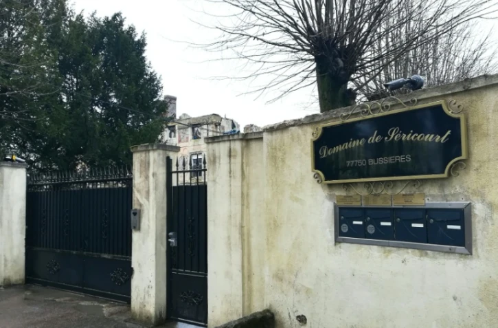 L'entrée de l'école talmudique de Bussières, en Seine-et-Marne, le 1er février 2022