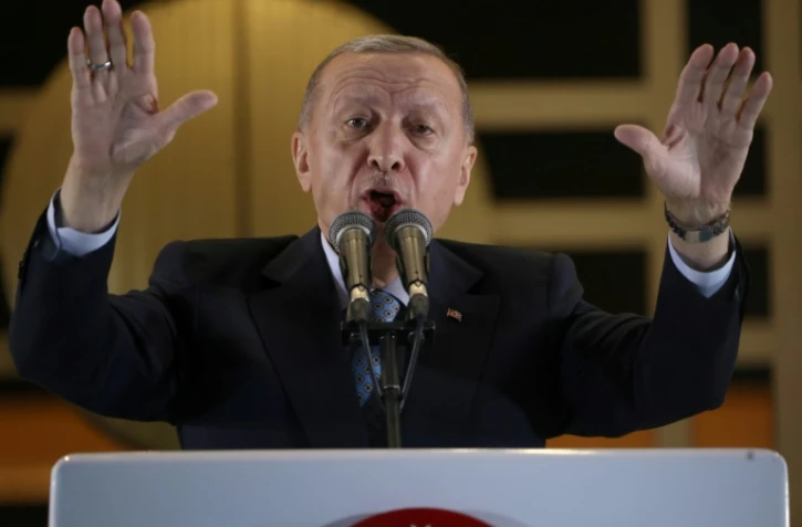 Le président turc Tayyip Erdogan à Ankara le 29 mai 2023