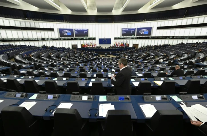 L'hémicycle du Parlement européen lors d'un débat sur l'avenir de l'Europe, le 15 janvier 2020 à Strasbourg