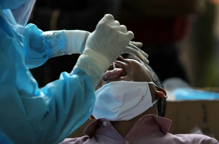 Test de dépistage du Covid-19 le 20 janvier 2022 à Colombo