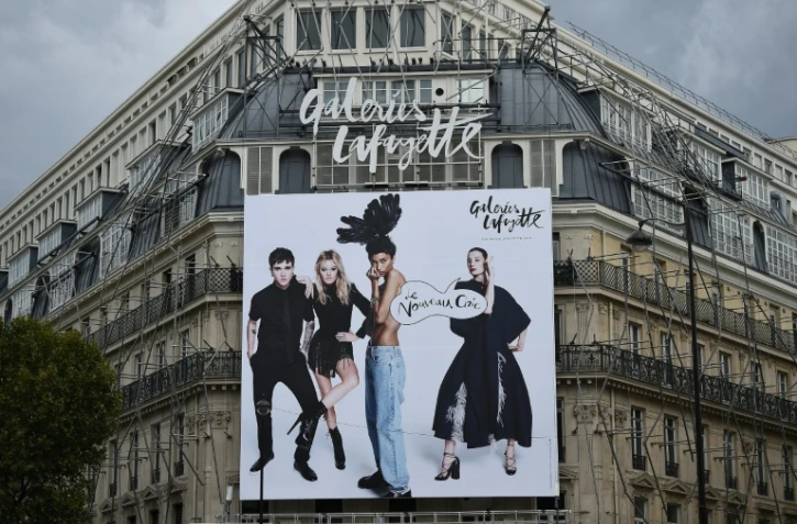 Les Galeries Lafayette à Paris, le 16 septembre 2015