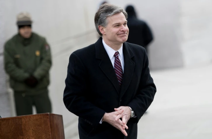 Le directeur du FBI Christopher Wray, le 15 janvier à Washington