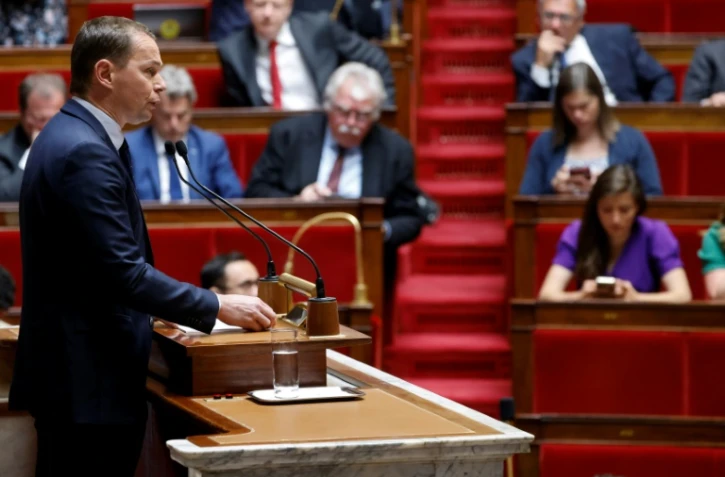 Le ministre du Travail Olivier Dussopt à l'Assemblée nationale, le 8 juin 2023