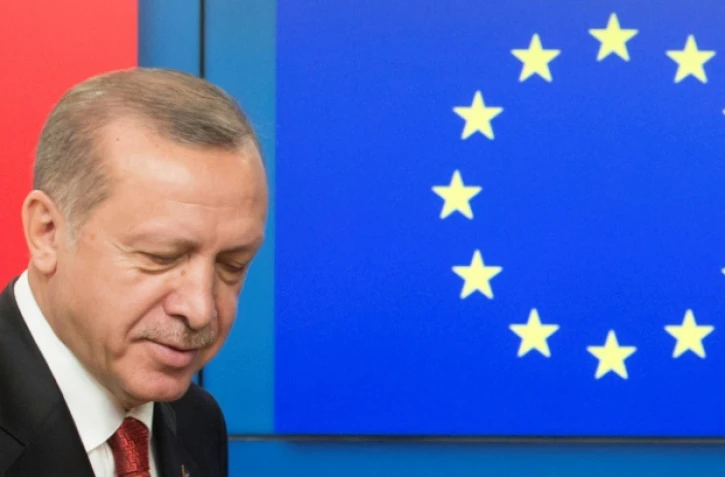 Le président turc Recep Tayyip Erdogan, à Bruxelles le 25 mai 2017