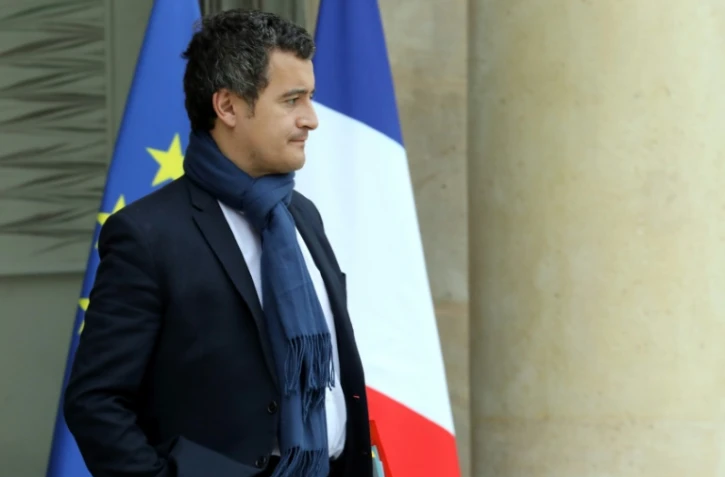 Gérald Darmanin à l'Elysée le 15 novembre 2017