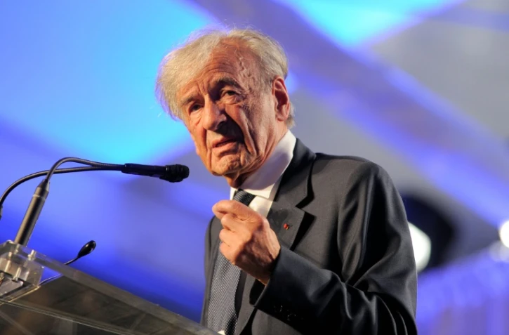 Elie Wiesel, prix Nobel de la paix et survivant de la Shoah, le 29 avril 1013 à Washington