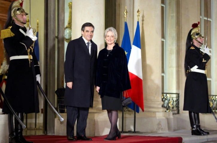 Penelope (d) et François Fillon, le 26 janvier 2012 à l'Elysée