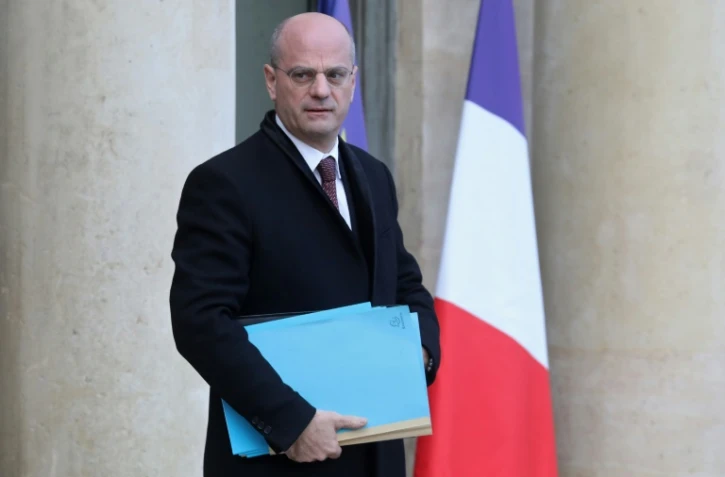 Le ministre de l'Education Jean-Michel Blanquer quitte le Palais de l'Elysée, le 19 décembre 2018