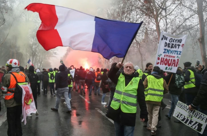 Manifestation des "gilets jaunes", le 19 janvier 2019 à Paris