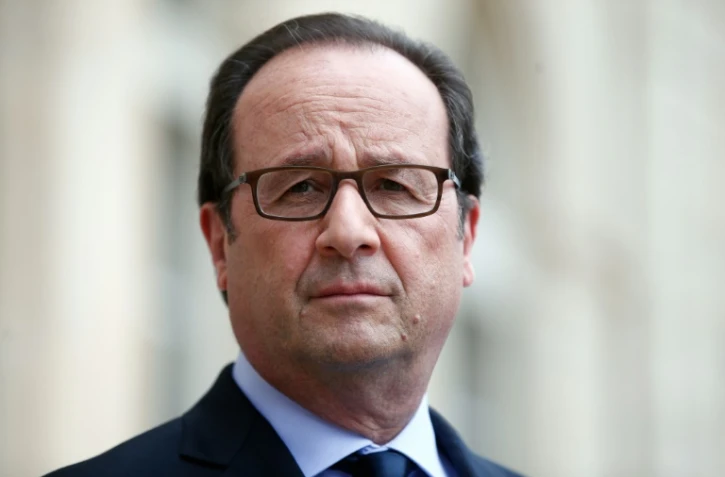 Le président français François Hollande, le 22 juillet 2016 au palais de l'Elysée à Paris