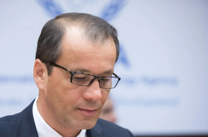 Cornel Feruta, le directeur général par intérim de l'AIEA le 1er août 2019 à Vienne, en Autriche