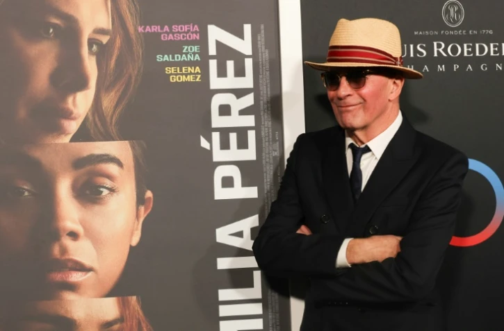 Le réalisateur français Jacques Audiard à Los Angeles, le 29 octobre 2024