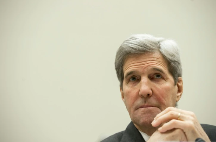 Le secrétaire d'Etat américain John Kerry, le 25 février 2016 à Washington