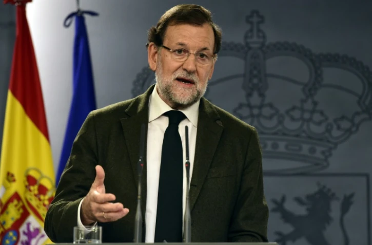 Le Premier ministre espagnol Mariano Rajoy, le 30 octobre 2015, Ă Madrid