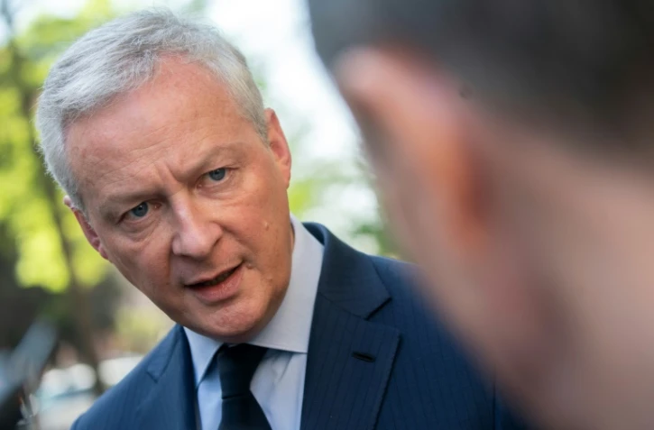 Le ministre de l'Economie, Bruno Le Maire, à Washington, le 12 avril 2023
