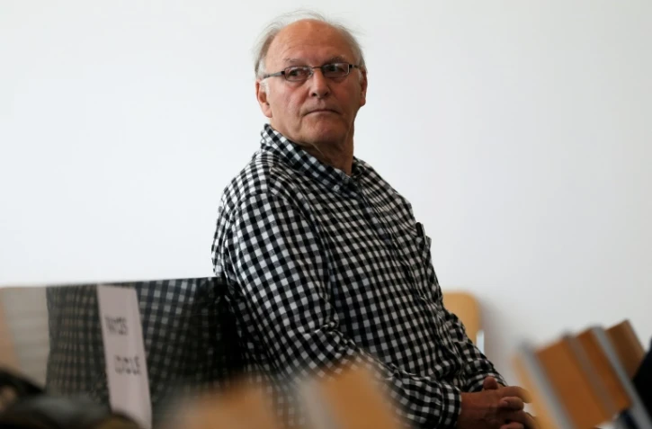 Le naturopathe Bernard Sainz au tribunal de Caen le 4 juillet 2017