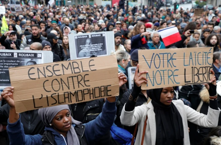 Manifestation contre l'islamophobie, le 10 novembre 2019 à Paris