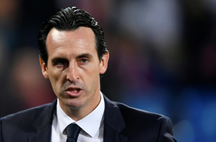 L'entraîneur du PSG Unai Emery lors d'un match de Ligue des champions à Bâle, le 1er novembre 2016 